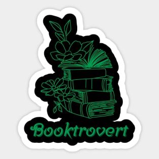 Booktrovert Sticker